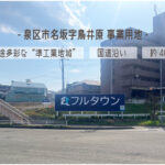国道沿いに面した約401坪の事業用地