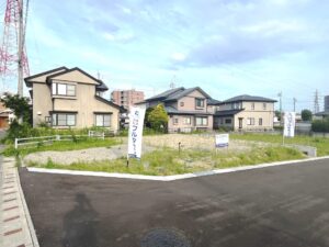 Read more about the article 太白区東中田1丁目 土地 （No.1） / 敷地約66坪 / 前面6ｍ道路 / 北西角地
