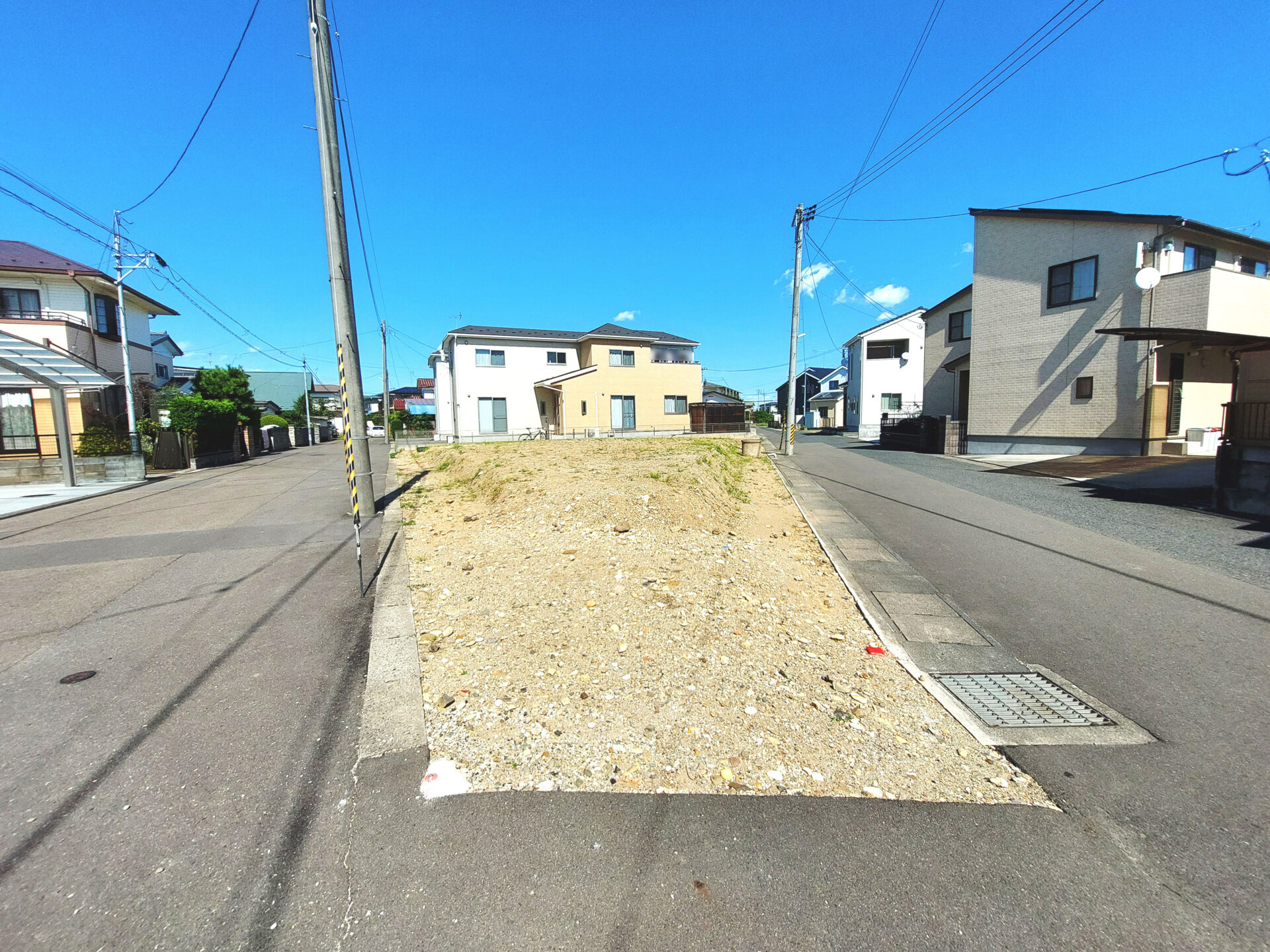 太白区袋原4丁目 土地(全1区画) / 1,890万円 / 敷地約82坪 / 建築条件なし / 3方道路 / 南角地