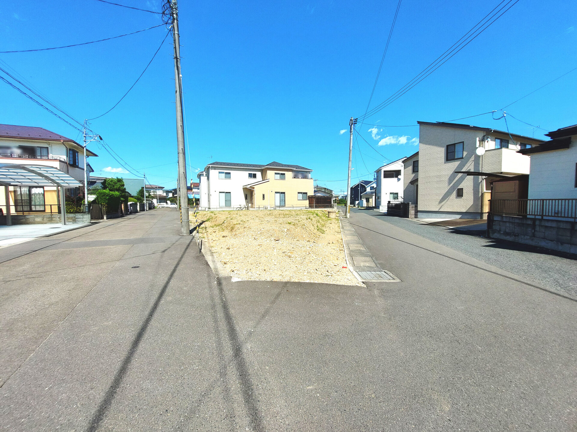 太白区袋原4丁目 土地(全1区画) / 1,890万円 / 敷地約82坪 / 建築条件なし / 3方道路 / 南角地