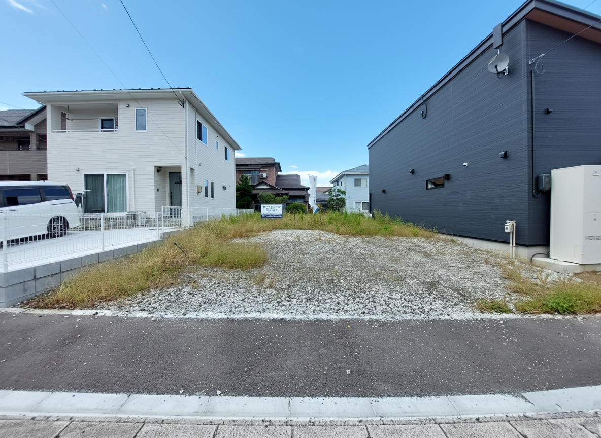 七ヶ浜町湊浜2丁目(全3区画) / 990万円 / 敷地約55坪 整形地 / 前面道路8.9ｍ 南面道路 / 上下水整備済 / 建築条件無し