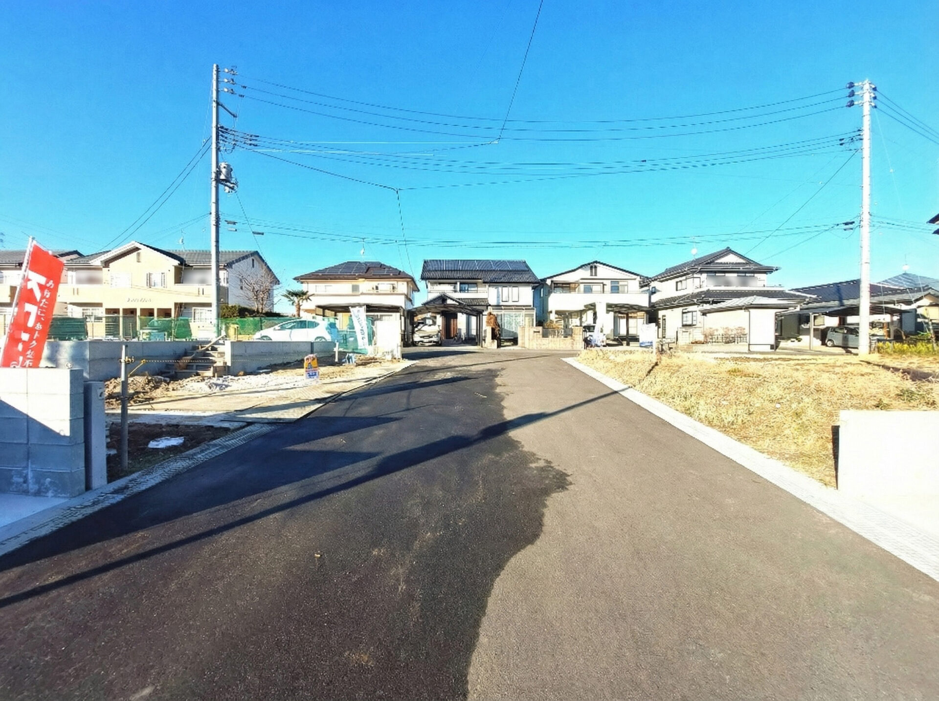太白区東中田1丁目 土地 / 2,290万円 / 敷地約66坪 / 前面6ｍ道路 / 北西角地 / 建築条件無し