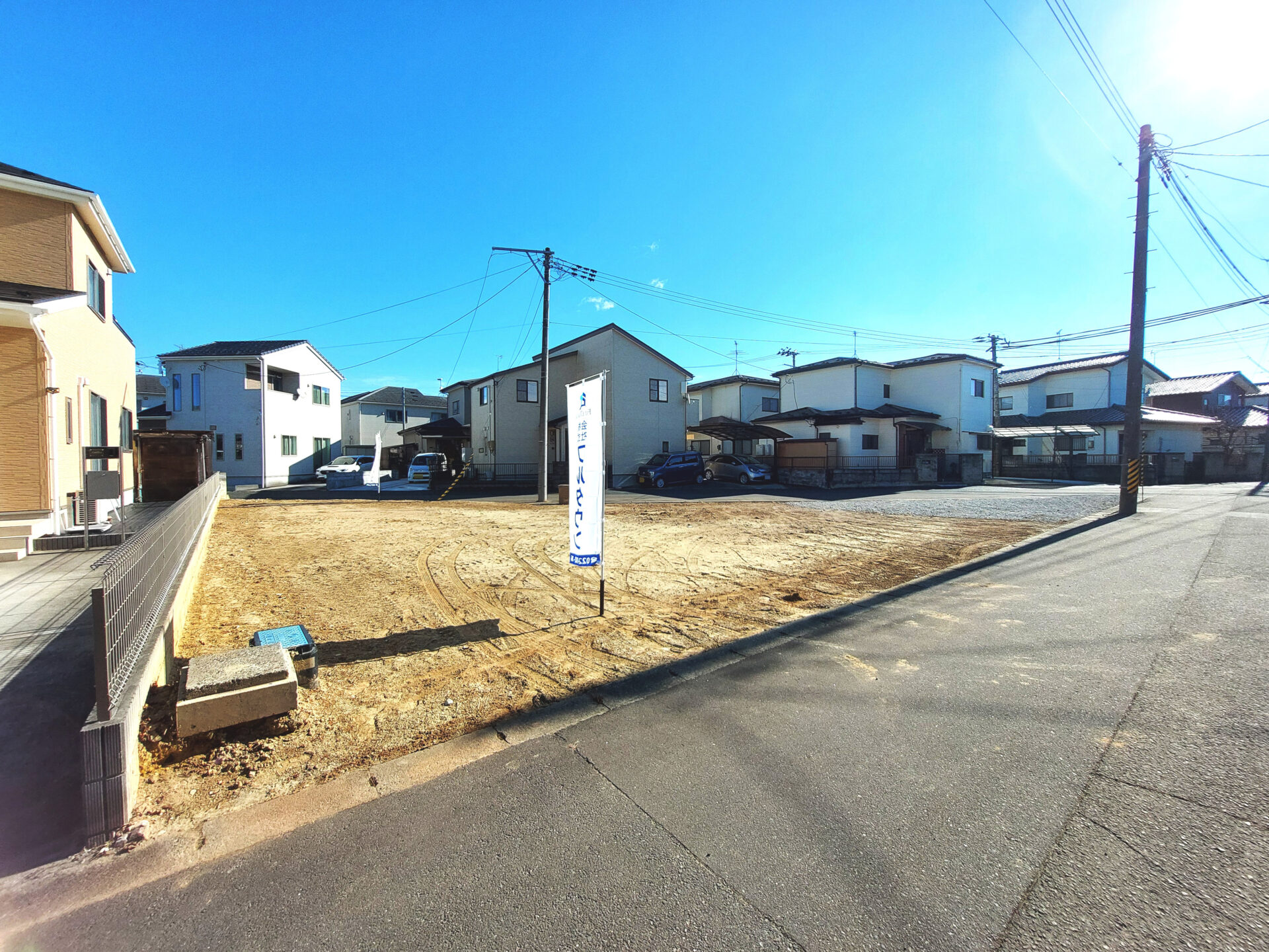 太白区袋原4丁目 土地(全1区画) / 1,770万円 / 敷地約82坪 / 建築条件なし / 3方道路 / 南角地