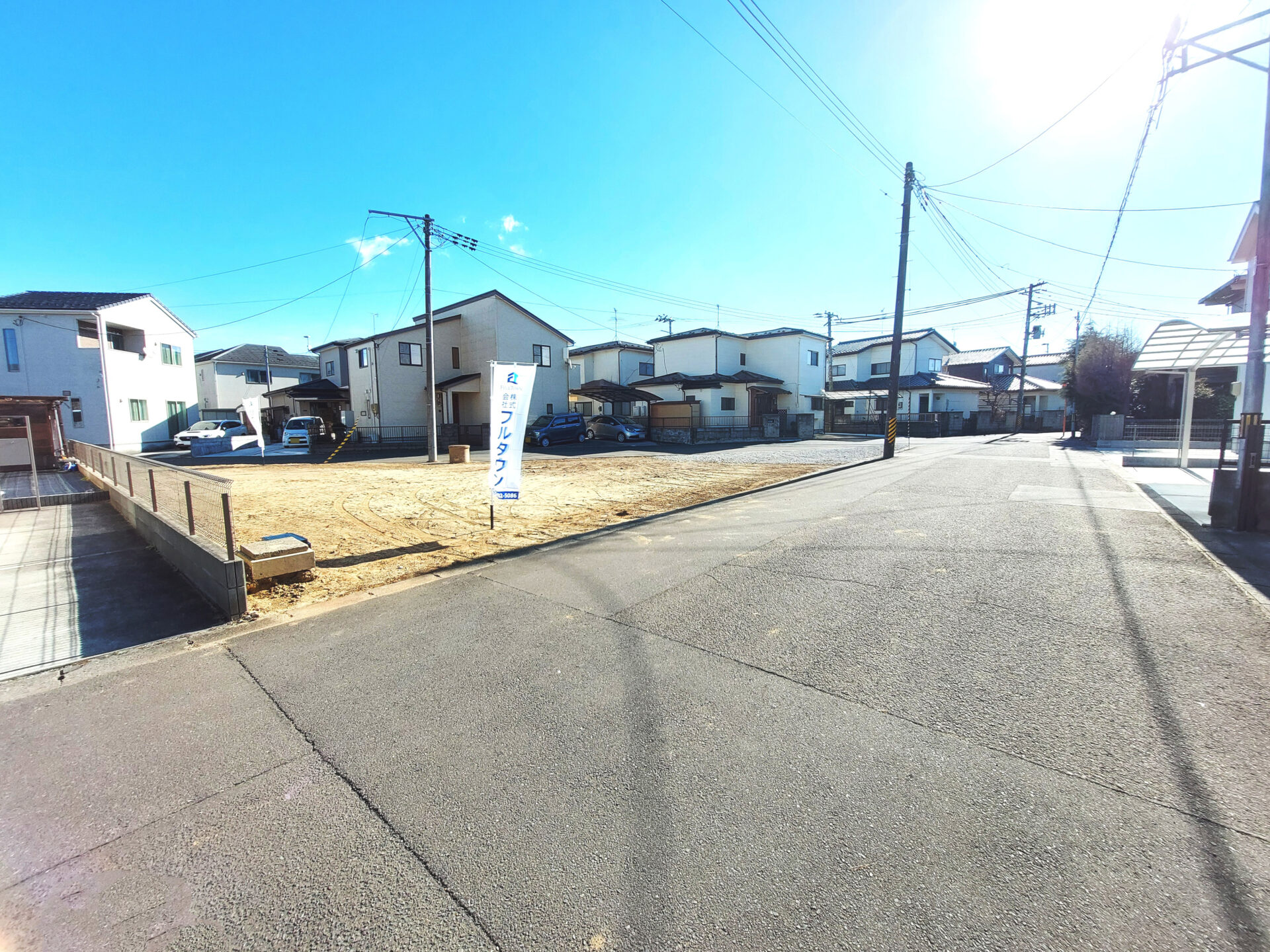 太白区袋原4丁目 土地(全1区画) / 1,770万円 / 敷地約82坪 / 建築条件なし / 3方道路 / 南角地