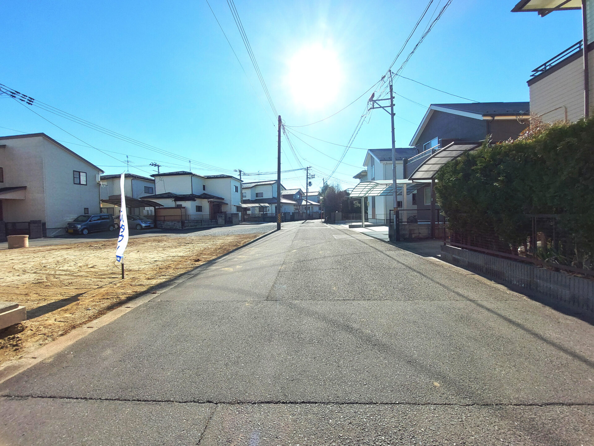 太白区袋原4丁目 土地(全1区画) / 1,770万円 / 敷地約82坪 / 建築条件なし / 3方道路 / 南角地