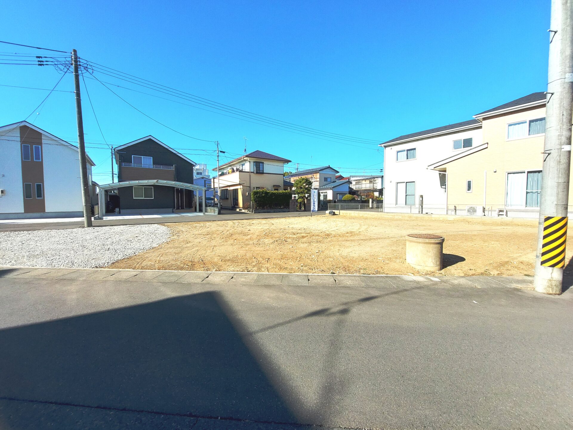 太白区袋原4丁目 土地(全1区画) / 1,770万円 / 敷地約82坪 / 建築条件なし / 3方道路 / 南角地