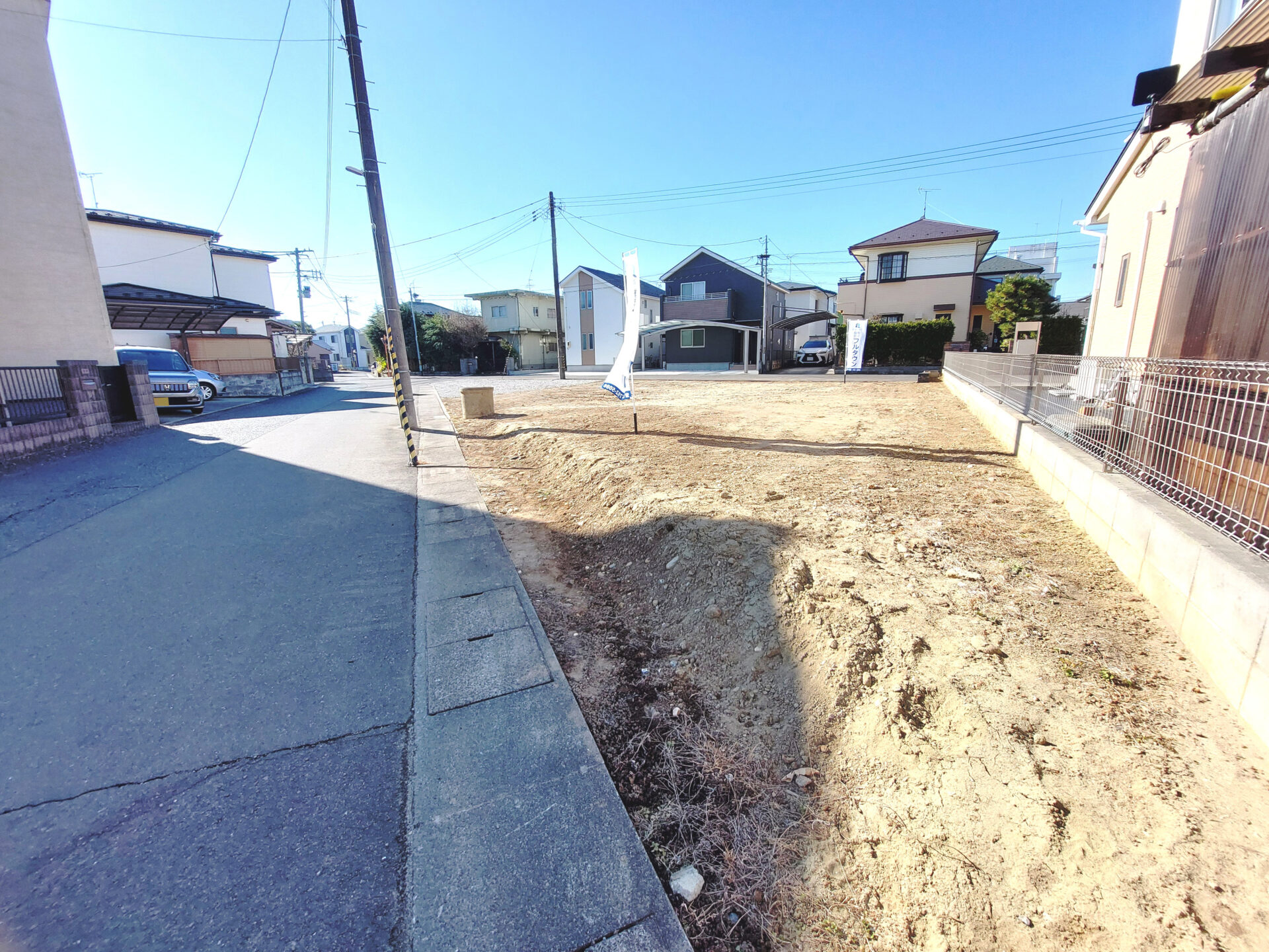 太白区袋原4丁目 土地(全1区画) / 1,770万円 / 敷地約82坪 / 建築条件なし / 3方道路 / 南角地