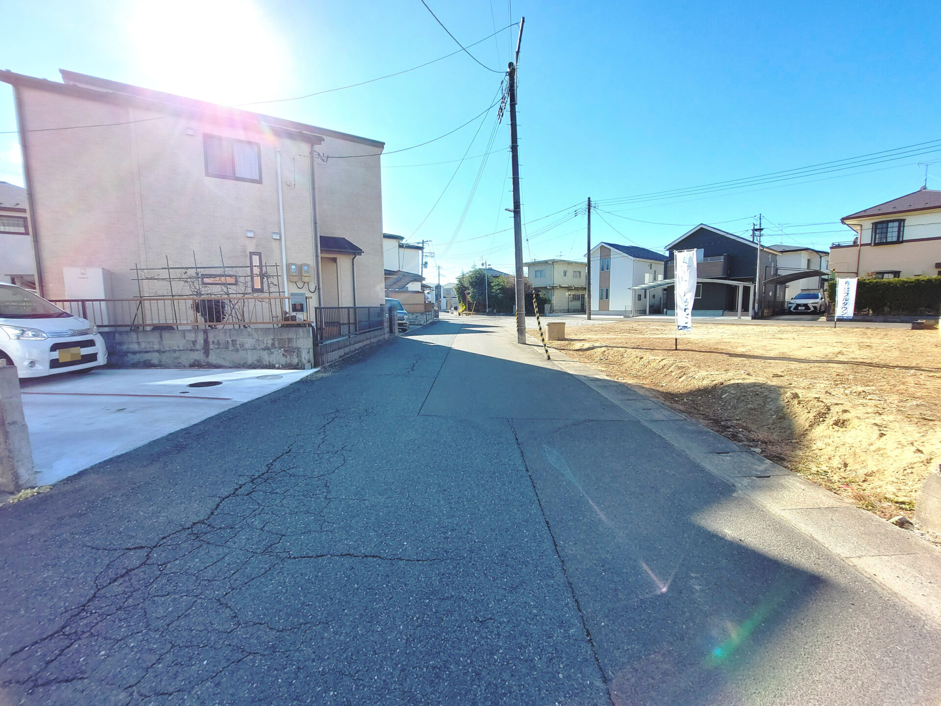 太白区袋原4丁目 土地(全1区画) / 1,770万円 / 敷地約82坪 / 建築条件なし / 3方道路 / 南角地