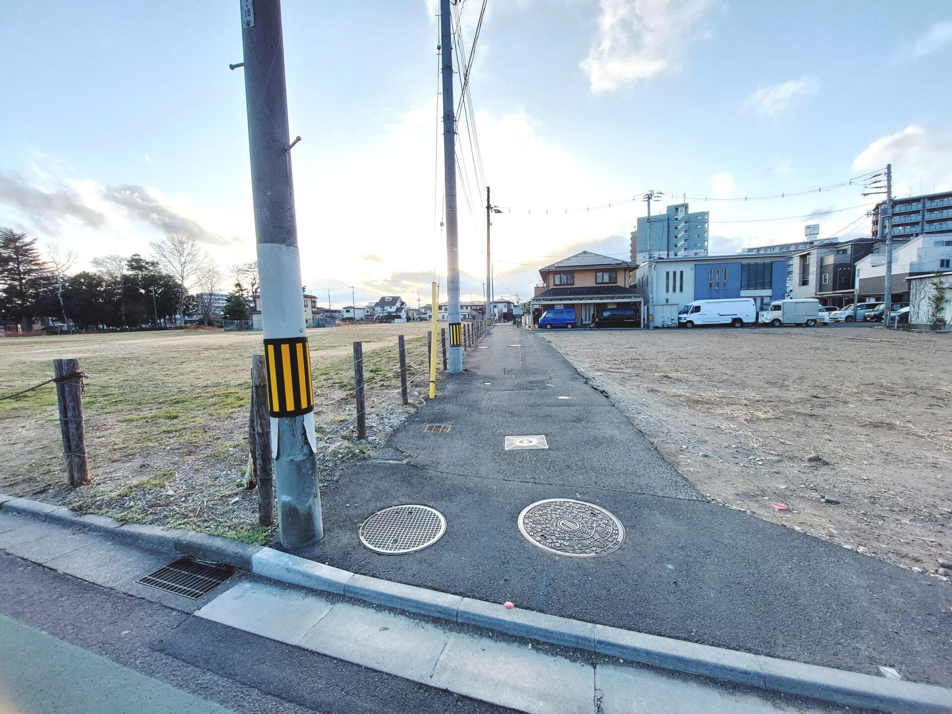 若林区木ノ下2丁目(全6区画) 土地 / 3,080万円～ / 整形地 / 駅徒歩8分 / 建築条件無し / 南東角地