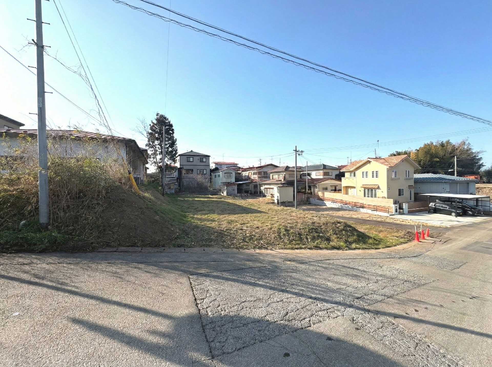黒川郡大和町吉岡字中町 土地(全1区画) / 1,380万円 / 敷地約178坪 / 建築条件なし / 小学校徒歩2分