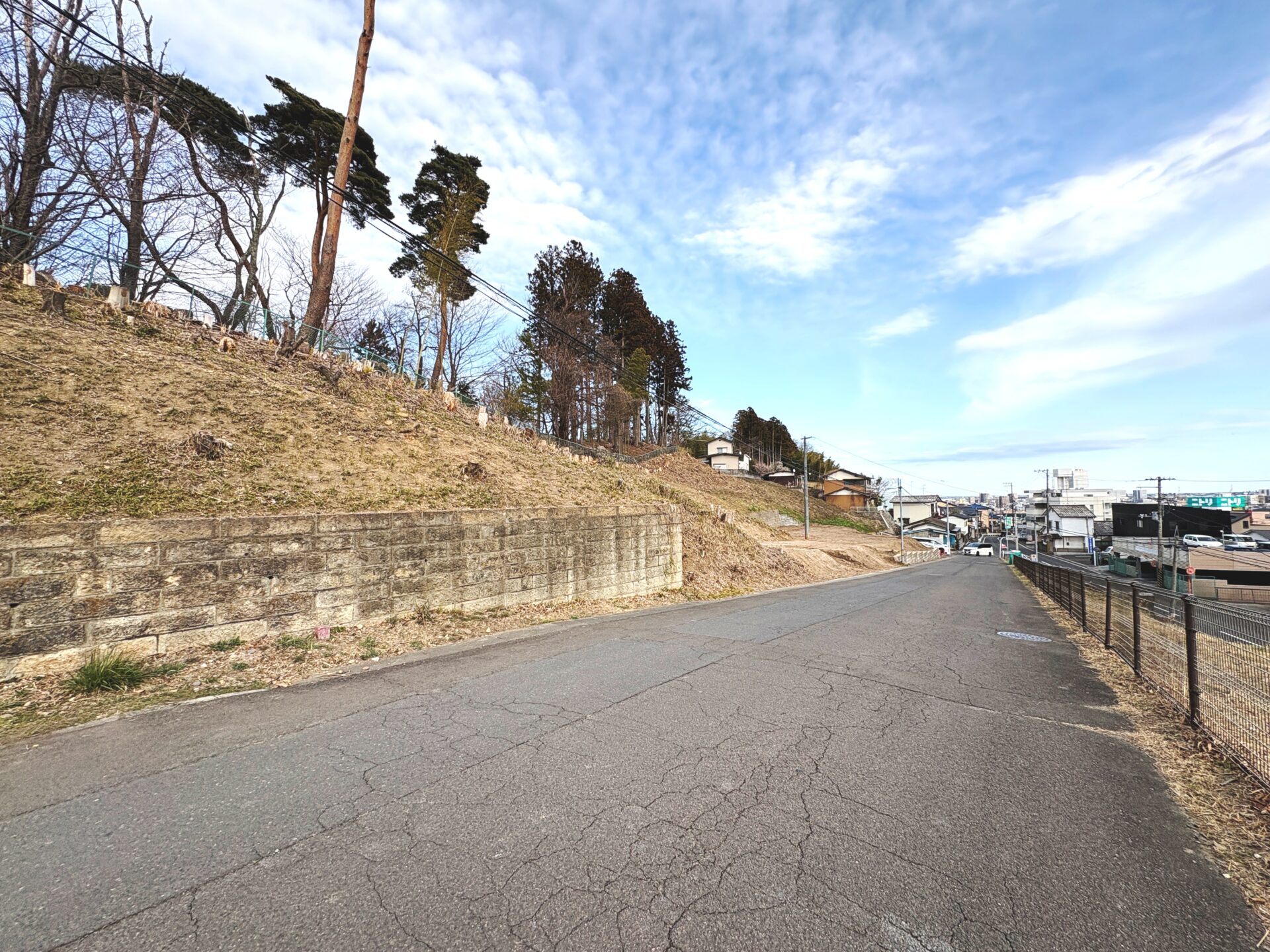 太白区西多賀1丁目(全1区画) 土地 / 1,980万円 / 南面道路 / 建築条件無し / 現況更地渡し / インフラ整備済み