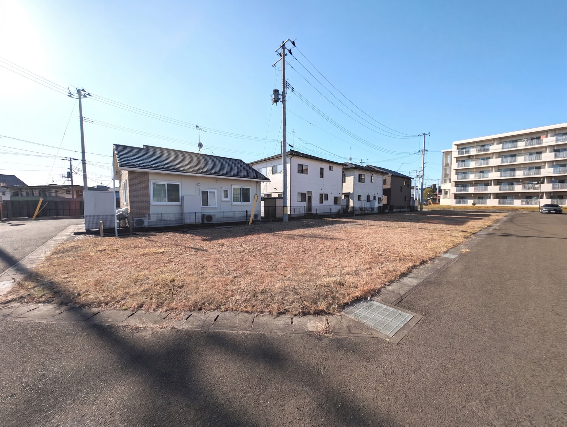 宮城野区新田2丁目(全5区画) 土地 / 2,850万円～ / 北東角地 / 北西角地 / 整形地 / 駅徒歩7分 / 建築条件無し / 前面6ｍ道路