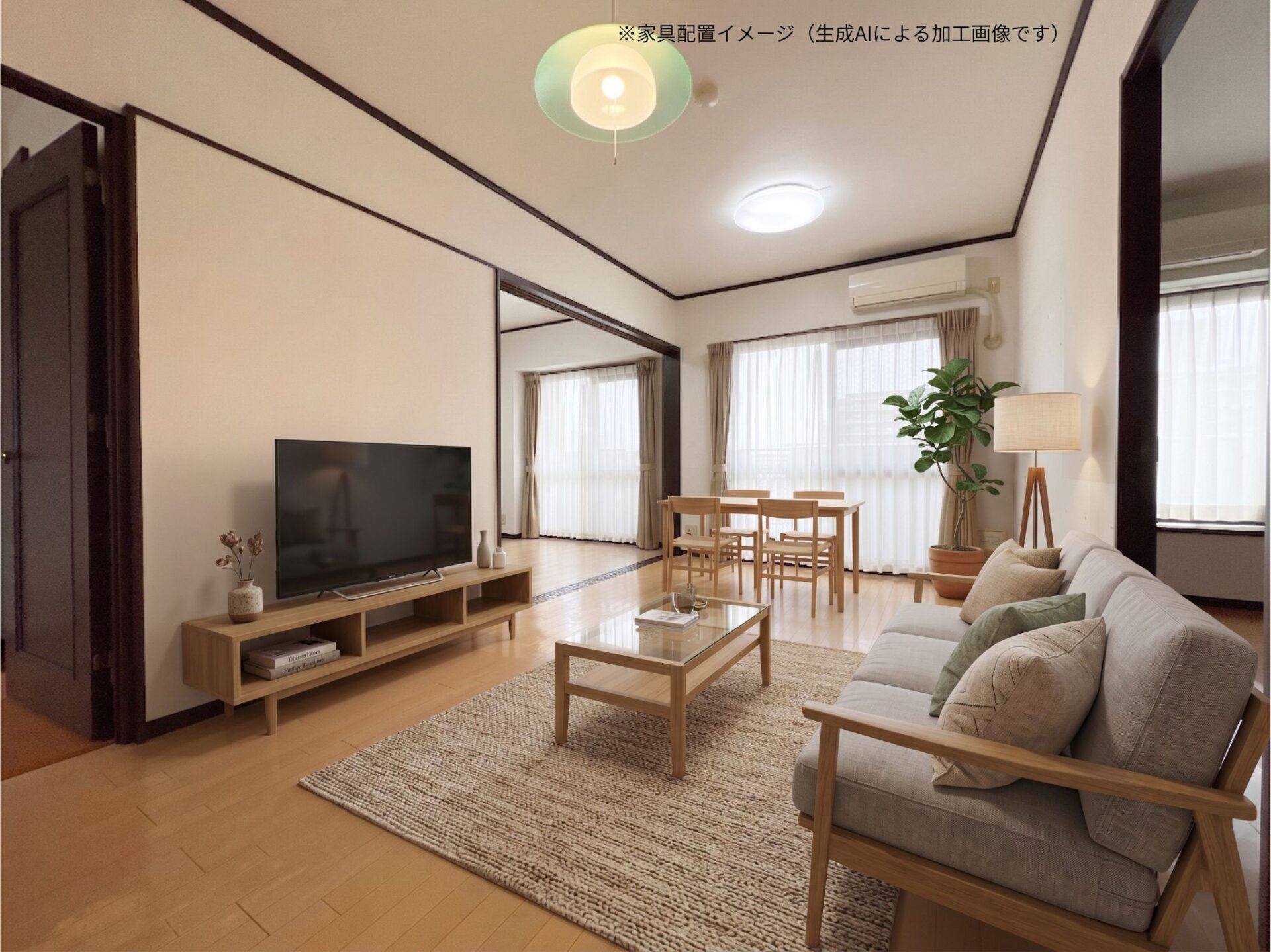 ナイスアーバン八乙女Ⅱ / 最上階7階 / 3LDK / スーパー徒歩5分 / 南向き / 空家 / 全居室フローリング