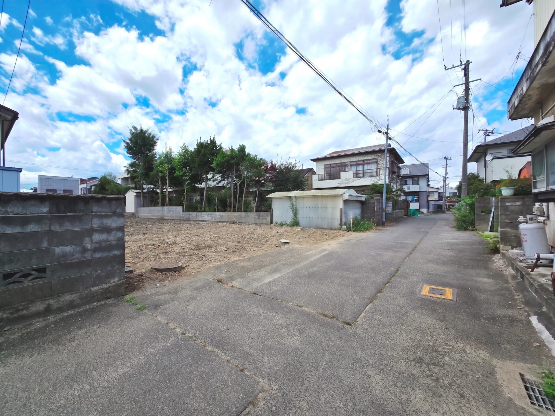 太白区中田1丁目 土地(全1区画)  / 9,300万円 / 整形地 / 敷地約204坪 / アパート用地 / 両面道路 / インフラ整備済み / 現況更地渡し