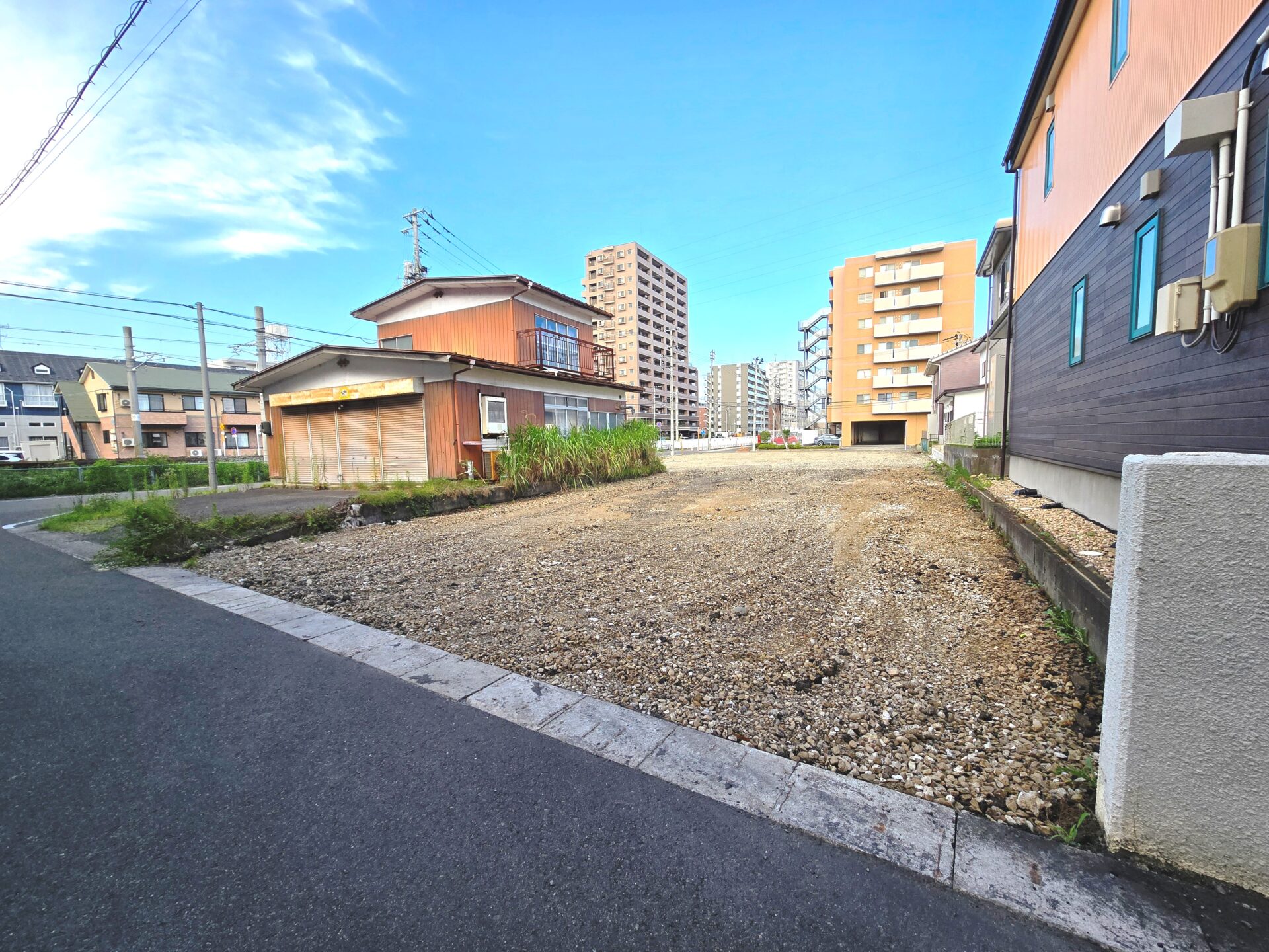 宮城野区新田5丁目 土地(全6区画)  / 3,500万円～ / 敷地約47坪以上 / 整形地 / 建築条件無し / 小学校徒歩8分 / 駅徒歩5分